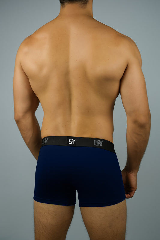 BUTT-Y Men’s Premium Cotton Trunk – Navy Blue| Comfort fit