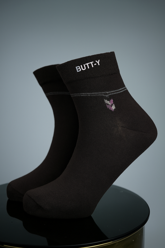 Black Cotton Ankle Socks for Men – Soft & Stylish Everyday Comfort