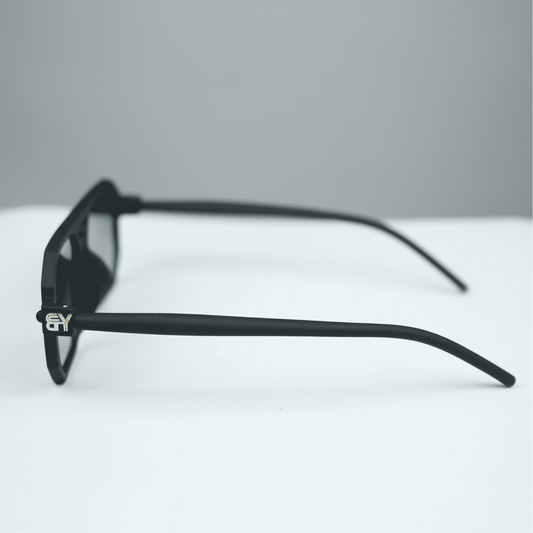 Trendy Square Sunglasses - Brown & Black Gradient Lens