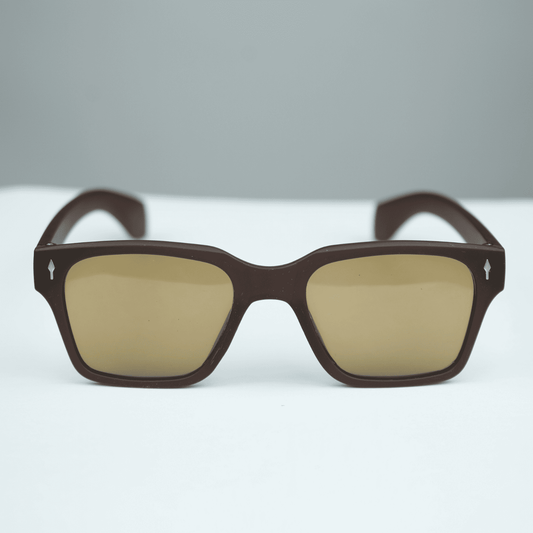 Bold Matte Black Square Sunglasses