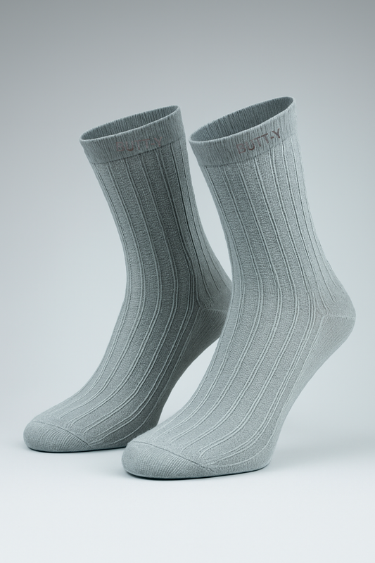 BUTT-Y Premium Long Cotton-Nylon Socks – Free Size (UK 6–11) | Pack of 3