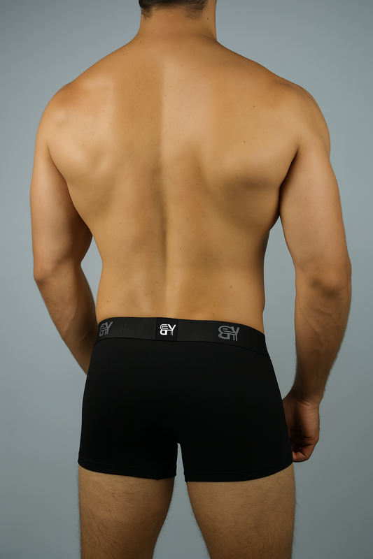BUTT-Y Men’s Premium Cotton Comfort Trunk – Black