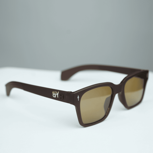 Bold Matte Black Square Sunglasses