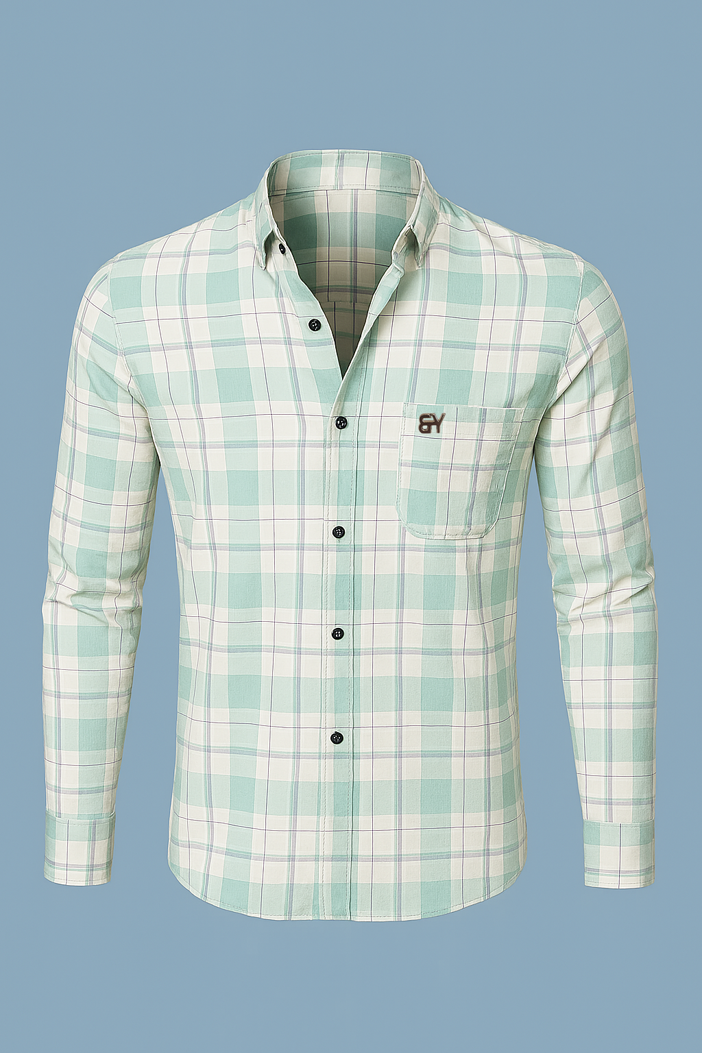 Men’s Slim Fit Check Shirt – Casual Style