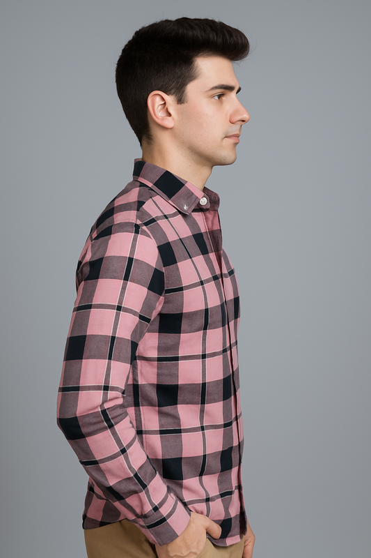 Men’s Checked Shirt – Light & Comfortable