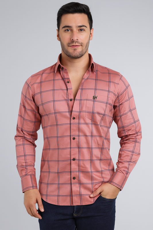 Office Friendly Check Shirt