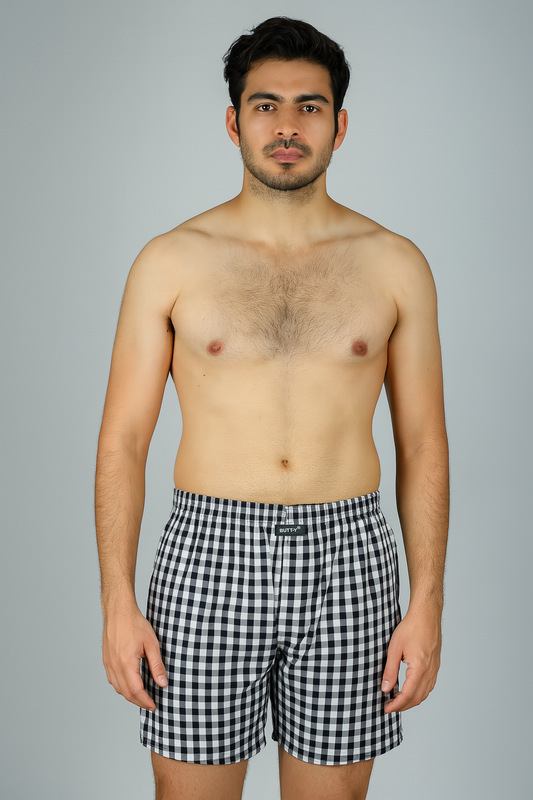 Classic Checkered Boxers for Everyday Comfort