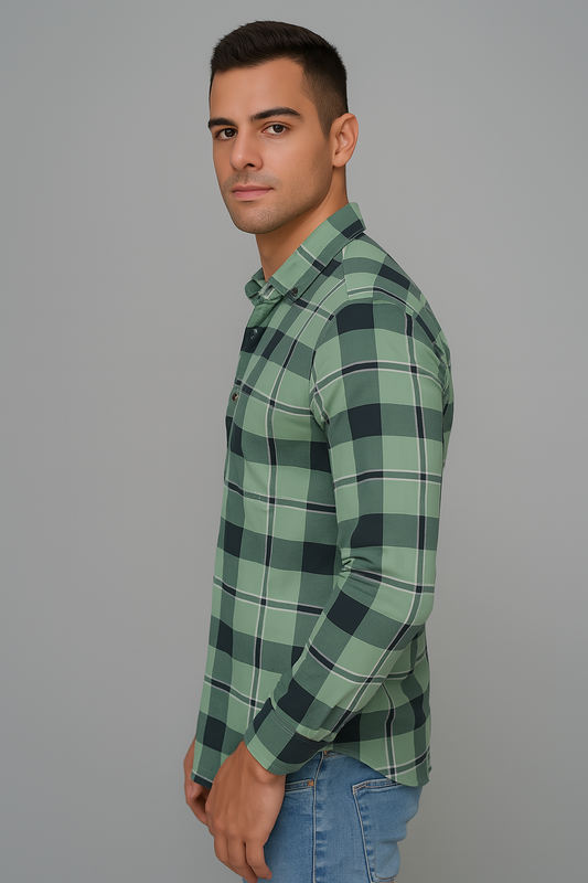 Office + Casual Look Shirt – Men’s Checks