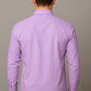 Men’s Lavender Solid Shirt – Slim Fit Premium Cotton by BUTT-Y