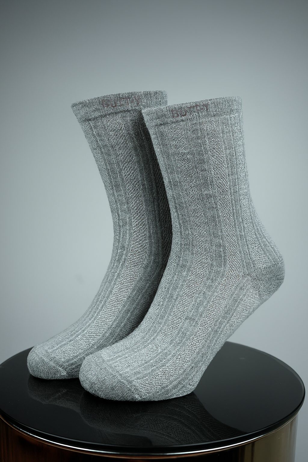 BUTT-Y Premium Long Cotton-Nylon Socks – Free Size (UK 6–11) | Pack of 3