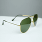 Classic Gold Aviator Sunglasses – UV Protected