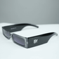 Retro Slim Rectangle Sunglasses 
