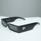 Retro Slim Rectangle Sunglasses 