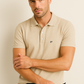 Minimal. Classy. Everyday Essential. – BUTT-Y® Men’s Beige Polo T-Shirt with Signature Logo