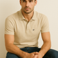 Minimal. Classy. Everyday Essential. – BUTT-Y® Men’s Beige Polo T-Shirt with Signature Logo