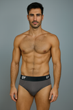 BUTT-Y® Men’s Premium Cotton Comfort Brief – Grey