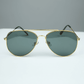 Classic Gold Aviator Sunglasses – UV Protected