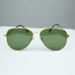 Classic Gold Aviator Sunglasses – UV Protected