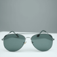 Classic Gold Aviator Sunglasses – UV Protected