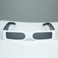 Retro Slim Rectangle Sunglasses 