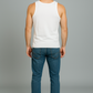 BUTT-Y® Men's White Cotton Vest – Ultra Soft & Sleek Fit