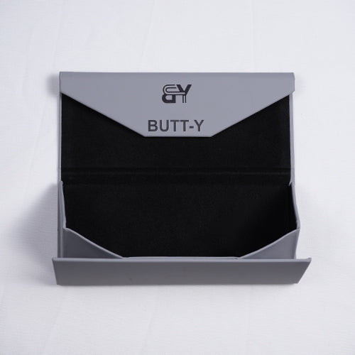 BUTT-Y Premium Grey Triangular Sunglasses Cover – Foldable Case