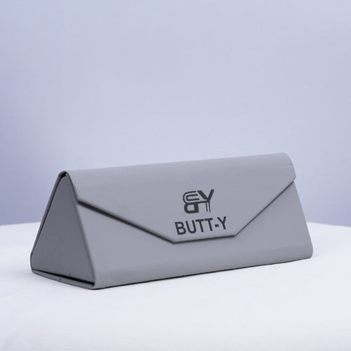BUTT-Y Premium Grey Triangular Sunglasses Cover – Foldable Case
