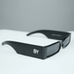 Retro Slim Rectangle Sunglasses 