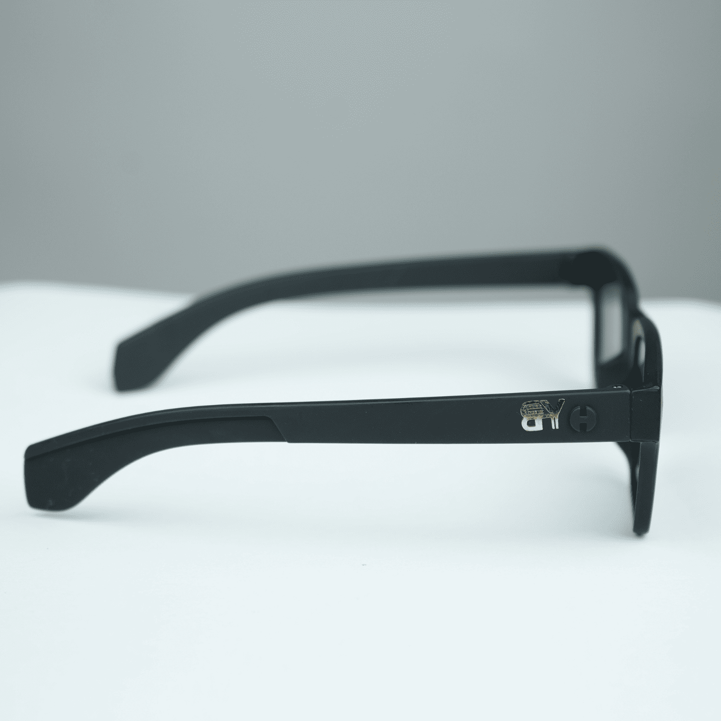 Bold Matte Black Square Sunglasses