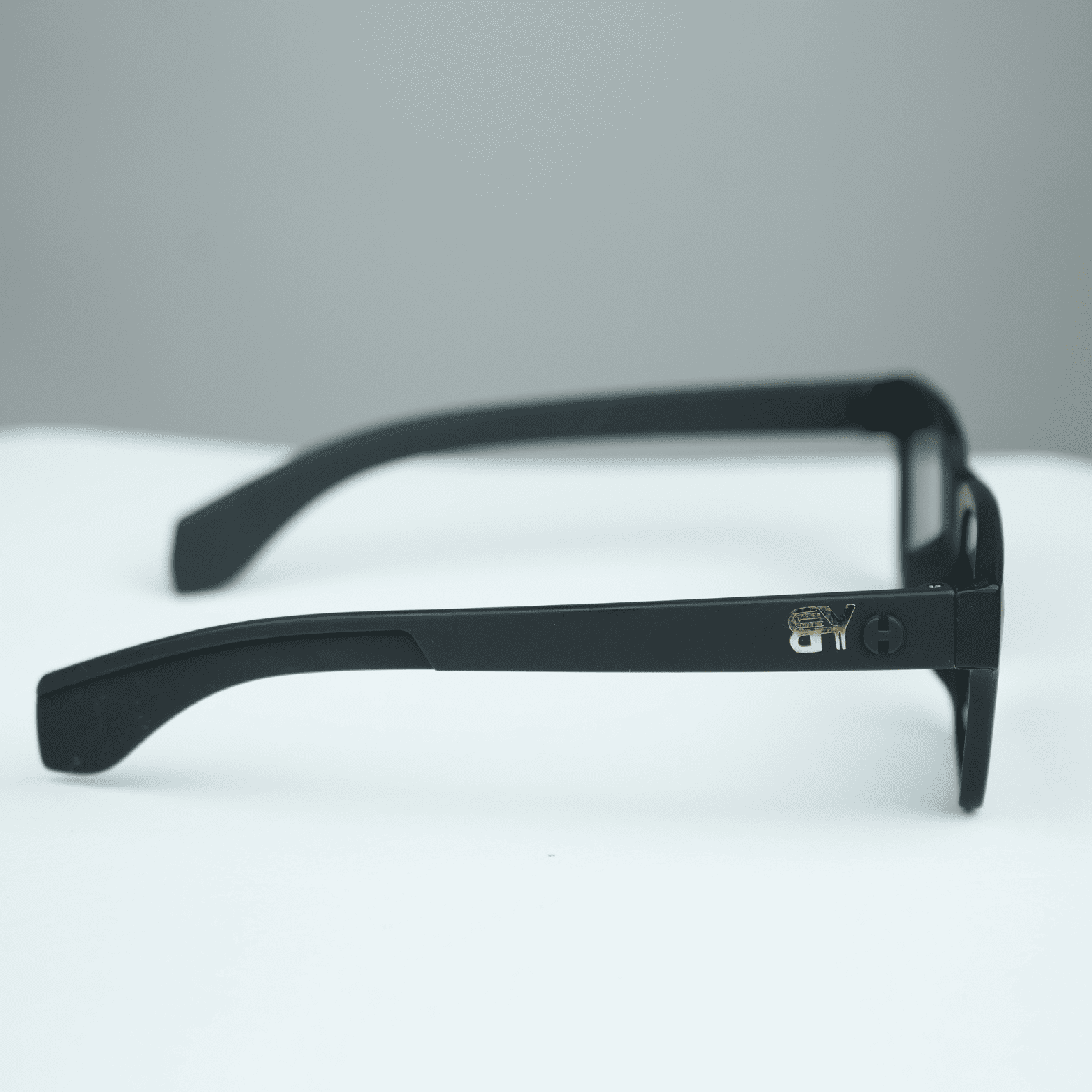 Bold Matte Black Square Sunglasses