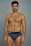 BUTT-Y® Men’s Premium Cotton Comfort Brief – Navy Blue