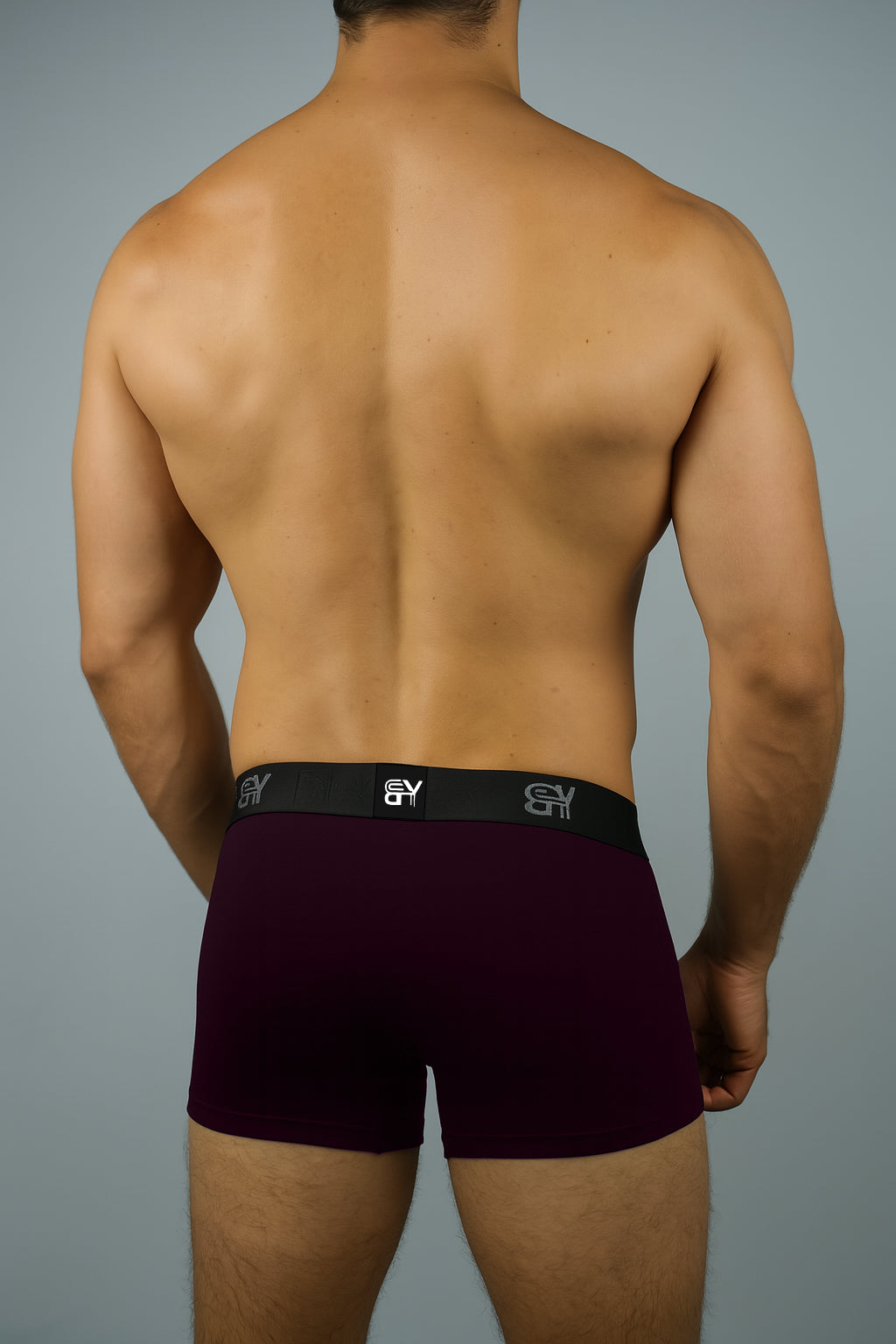  BUTT-Y Men’s Premium Cotton Comfort Trunk – Maroon