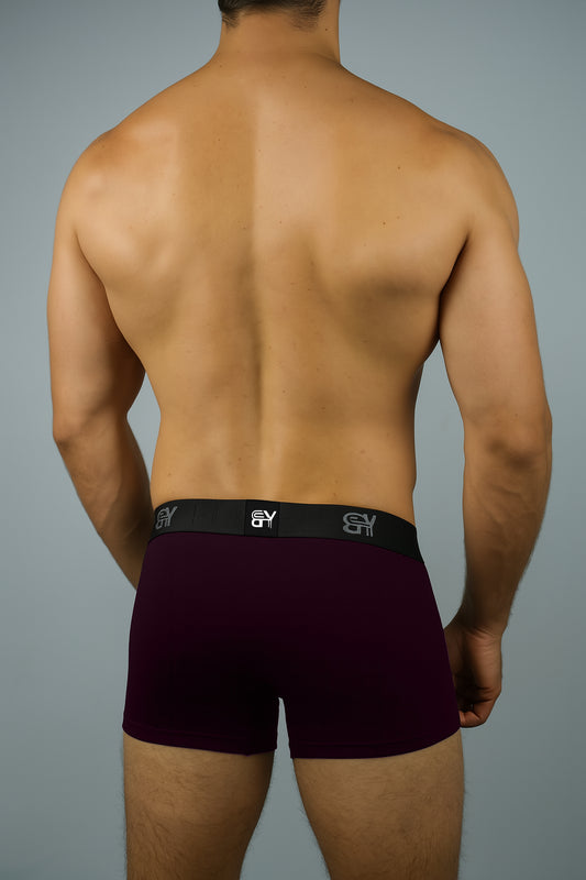 BUTT-Y Men’s Premium Cotton Comfort Trunk – Maroon