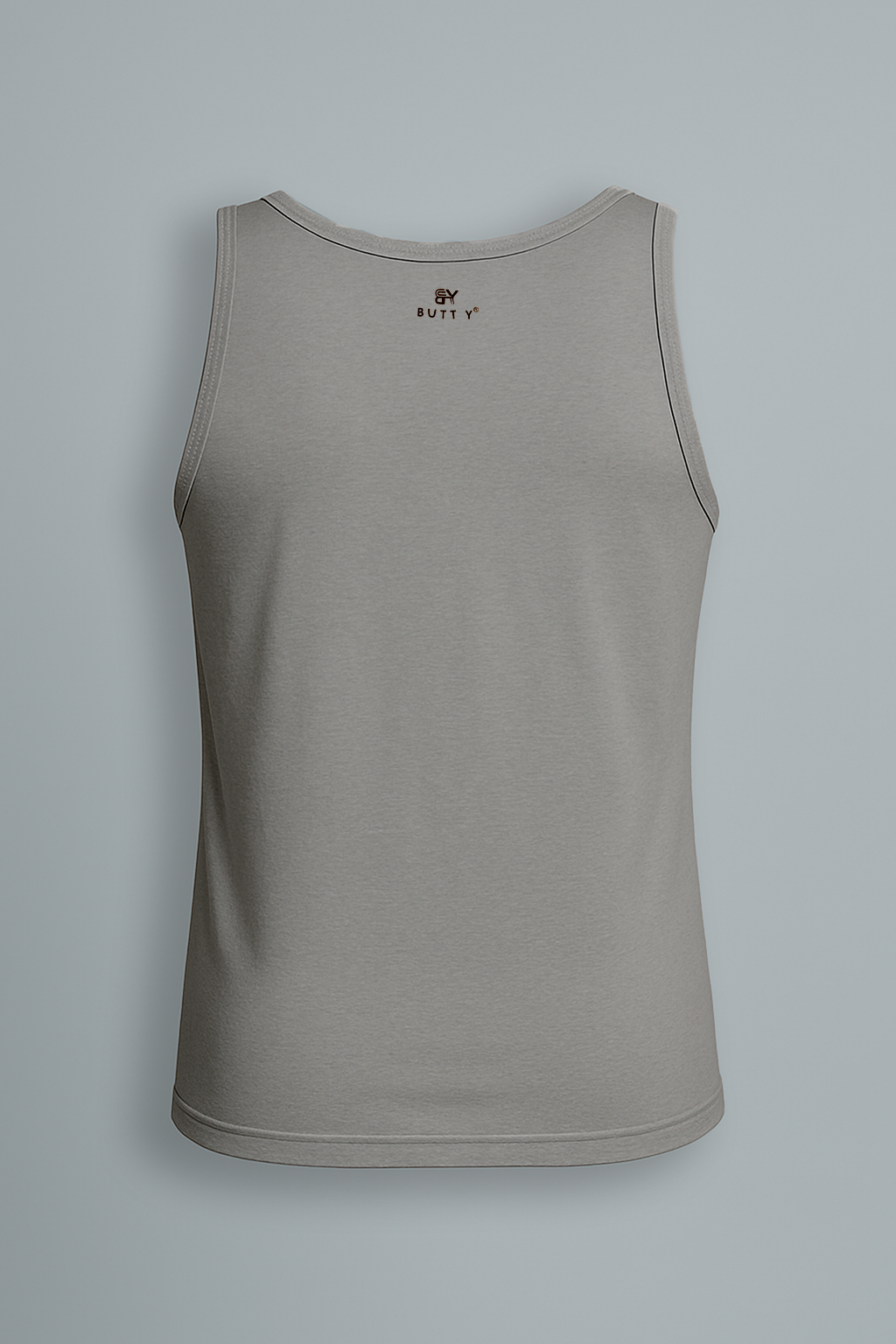 BUTT-Y® Decent Classic Men's Grey Vest – Super Combed Cotton