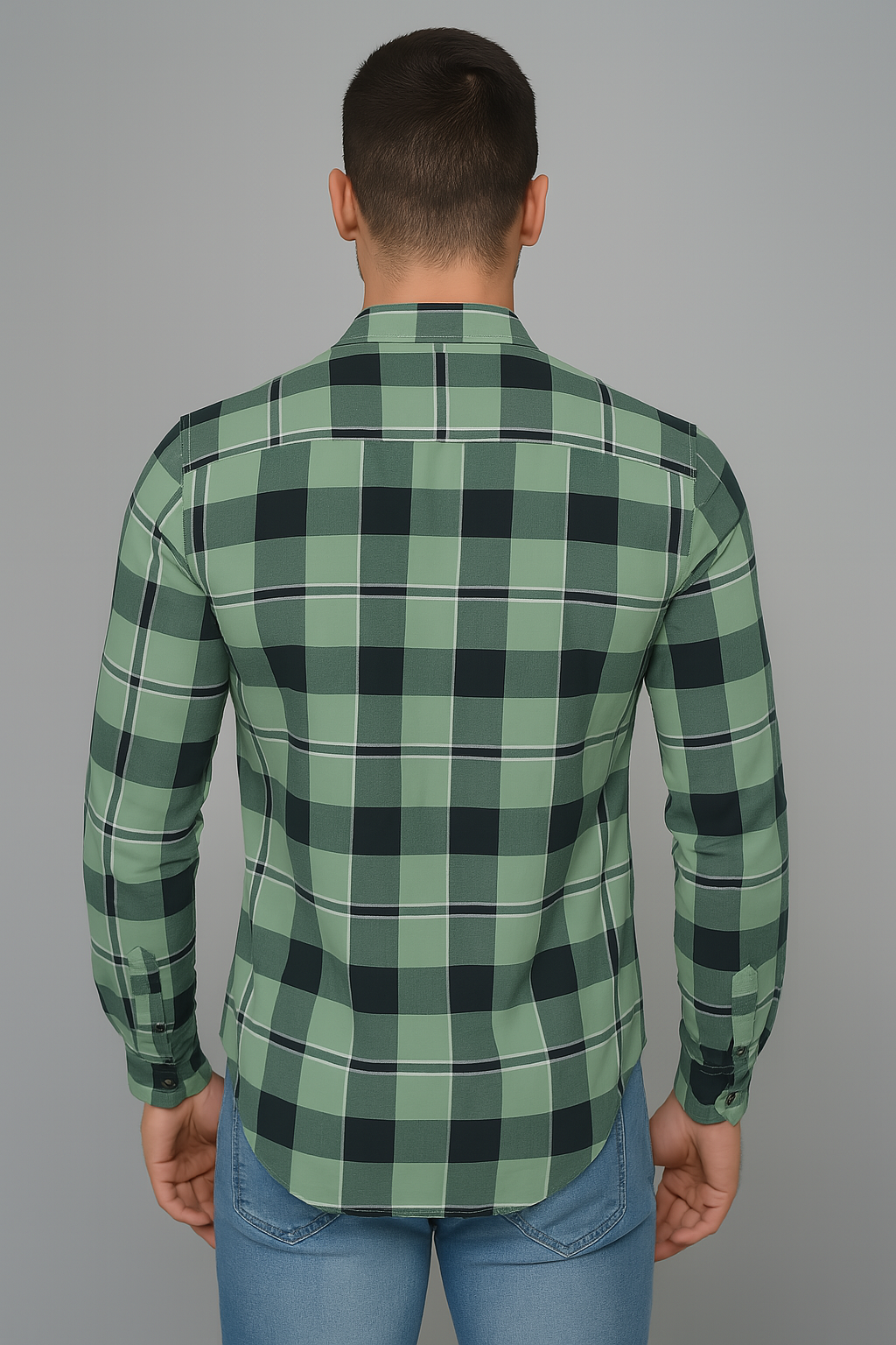 Office + Casual Look Shirt – Men’s Checks