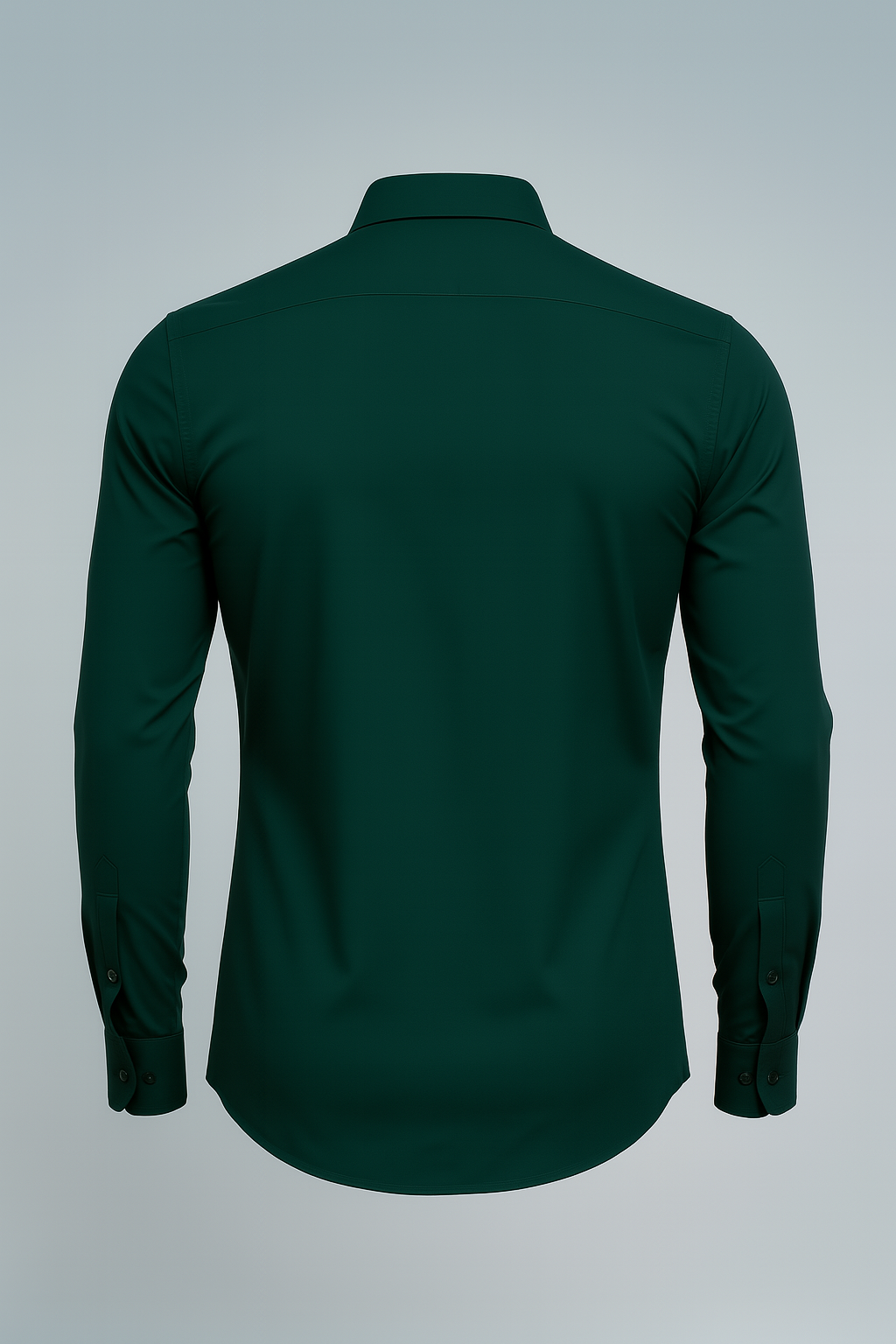 Dark Green Slim Fit Shirt for Men