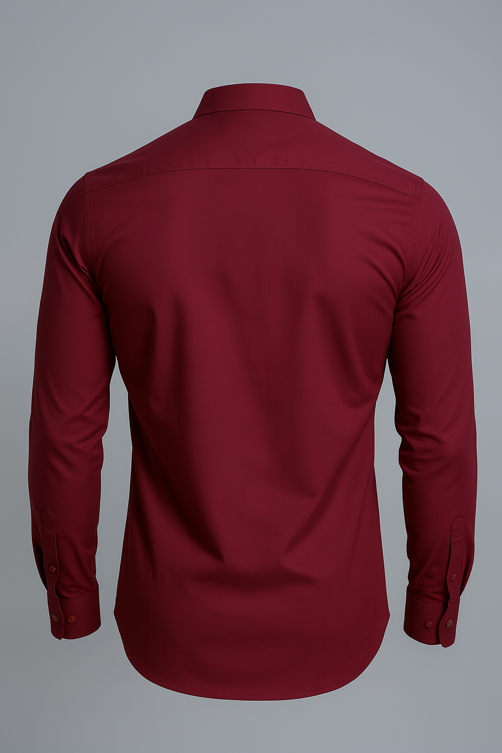 Solid Maroon Smart Shirt – For Every Occasion