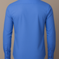Blue shirt on a beige background