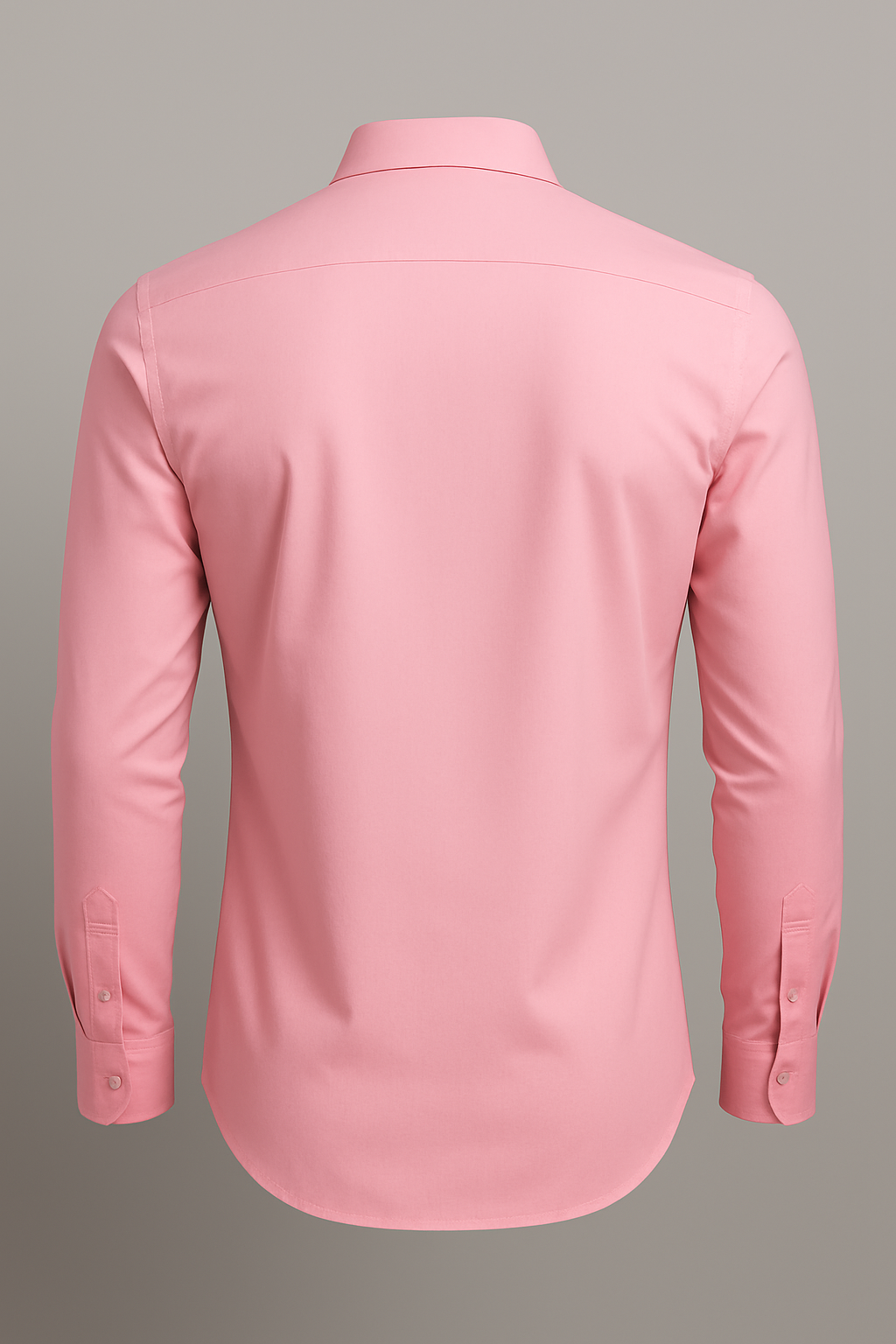 Pink shirt on a gray background