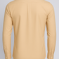 Beige shirt on a light gray background