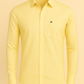 Yellow shirt on a matching yellow background