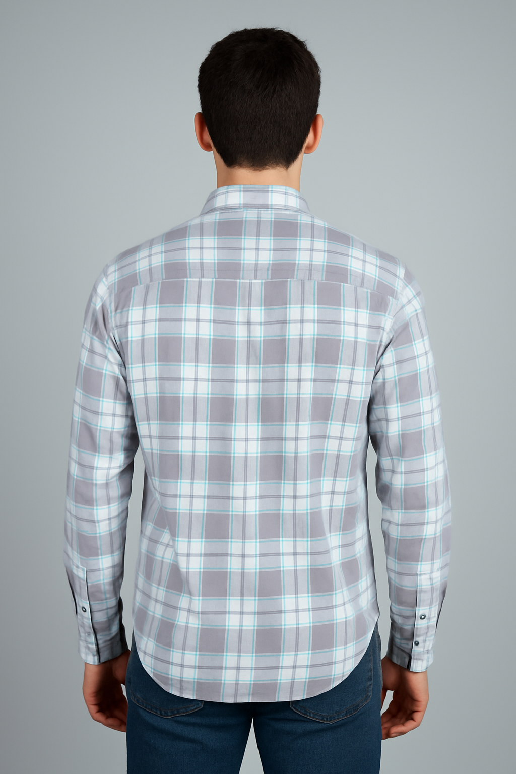 Full Sleeve Checked Shirt – Formal Fit