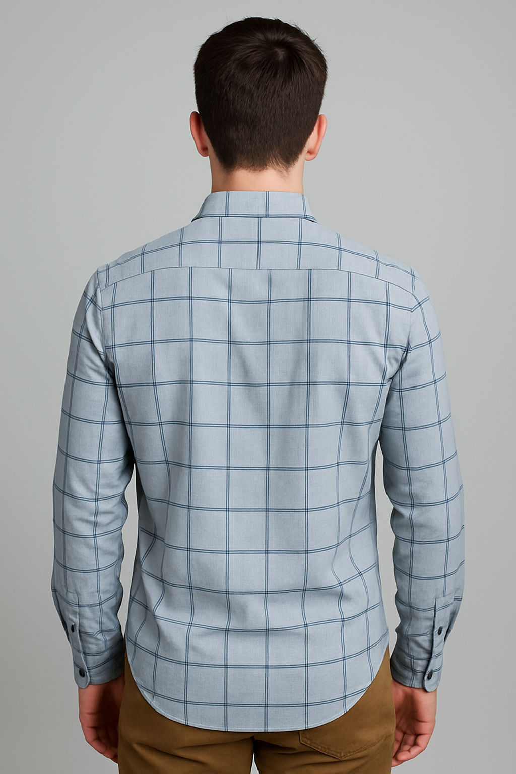Checkered Cotton Shirt for Men – Versatile Look