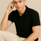 BUTT-Y Men’s Black Polo T-Shirt – Classic Regular Fit | Premium Cotton Comfort