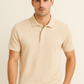 BUTT-Y Men’s Beige Polo T-Shirt – Classic Fit | Premium Feel, Everyday Comfort