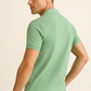 Effortless Style. Everyday Comfort. – BUTT-Y® Men’s Pista Green Polo T-Shirt with Signature Logo