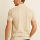 Minimal. Classy. Everyday Essential. – BUTT-Y® Men’s Beige Polo T-Shirt with Signature Logo