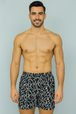 Boxers with Abstract White Line Print – Stylish & Comfortable Everyday Wear