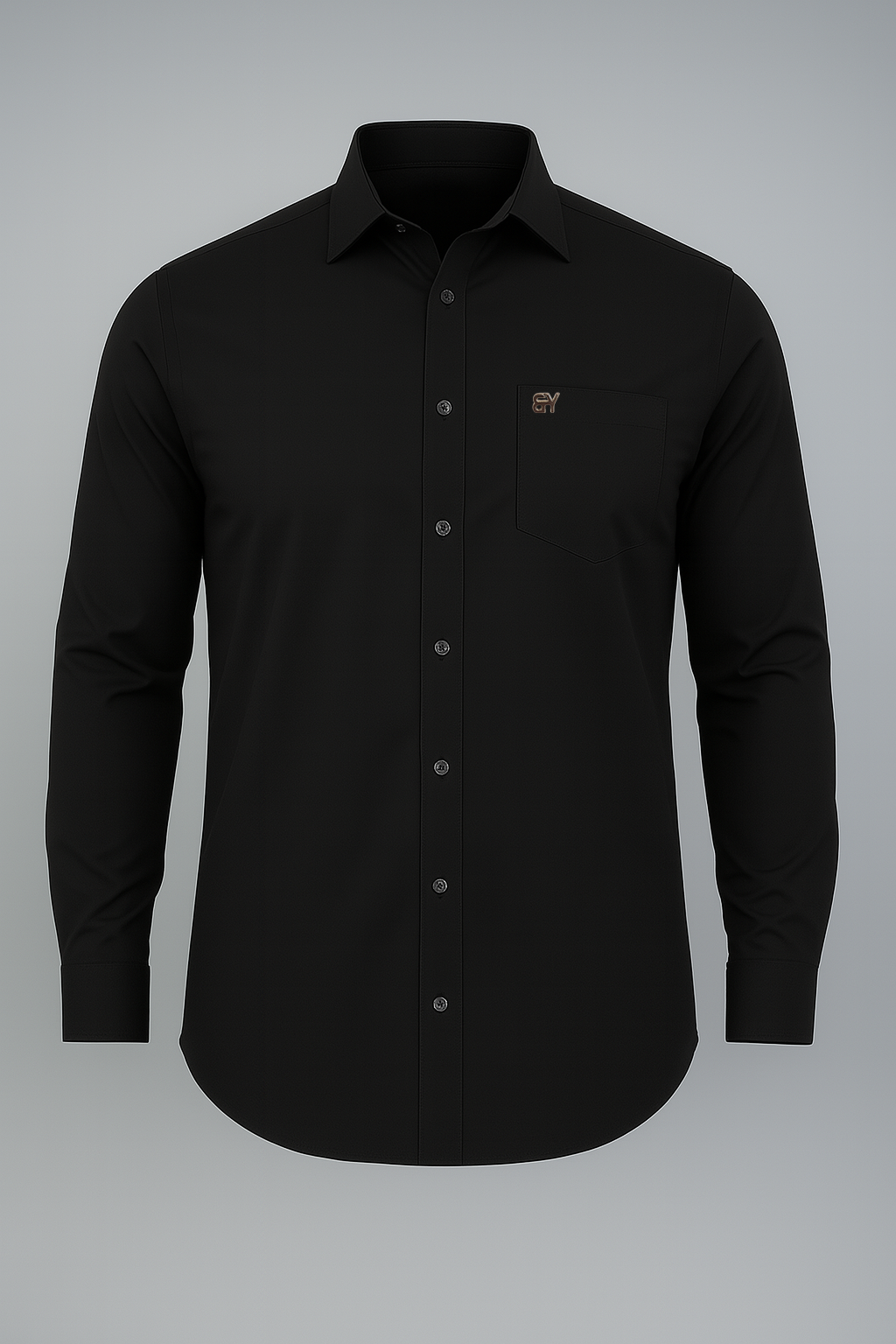 Black Cotton Shirt for Men – Classy Look