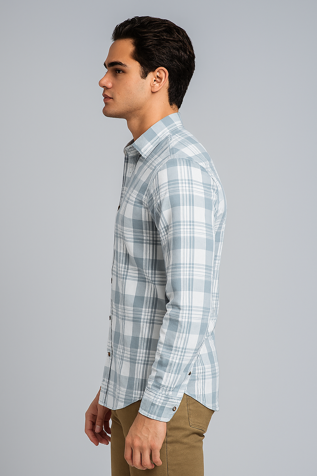 Comfortable Check Shirt for Men – Cotton Rich